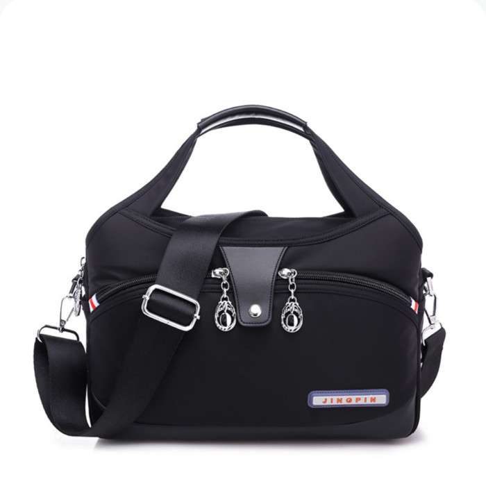 High Quality Large Capacity Waterproof Anti-theft Fashion Ladies Bag (Black)